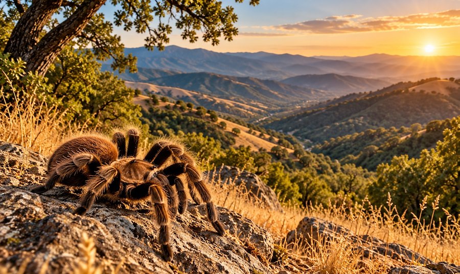 Henry W. Coe State Park near Morgan Hill, California, known for seasonal tarantula sightings and outdoor nature experiences.